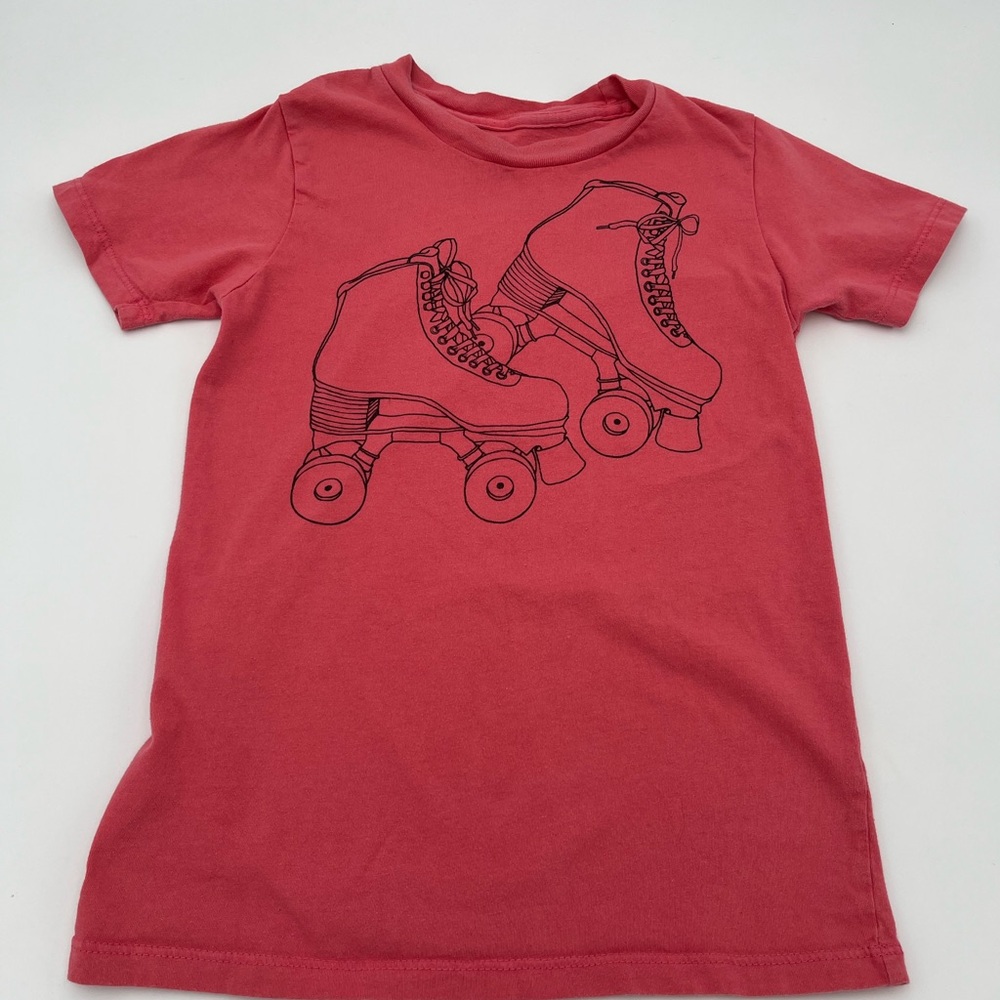 Girls Roller Skate Graphic Tee Sz 8